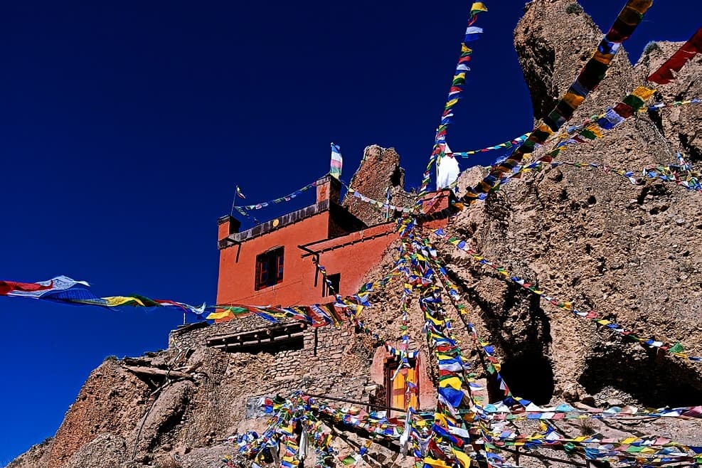 Luri Gompa Monastery in Upper Mustang