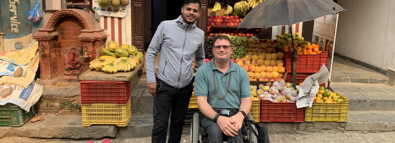 Everest Helicopter and Bhaktapur Wheelchair Tour