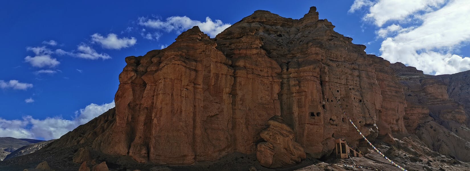 Shija Jhong Cave in Upper Mustang Chhoser