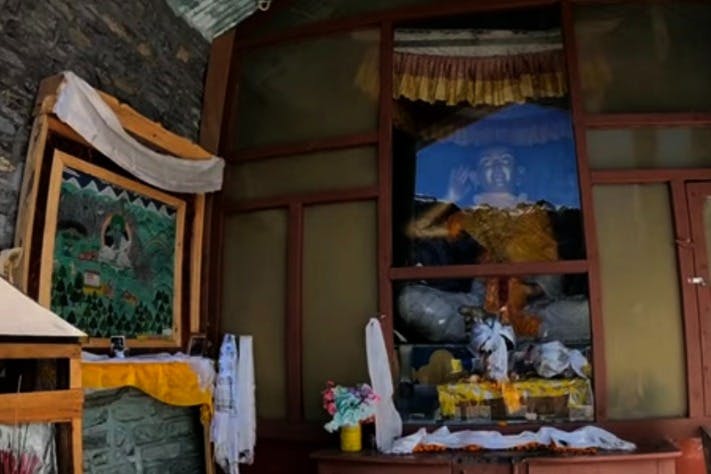 The Milarepa Cave Monastery in Manang