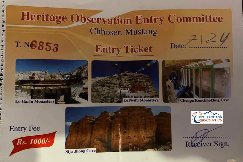 Caves and Monasteries Tour in Upper Mustang with Entrance Fees
